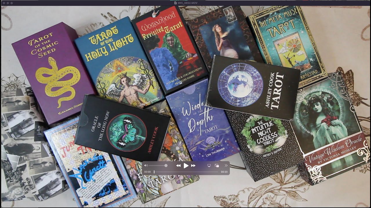 #CollageDeckCollection #myfavecollagedecks  Carte Postale, Cosmic Seed, Ashley Cook and more ...