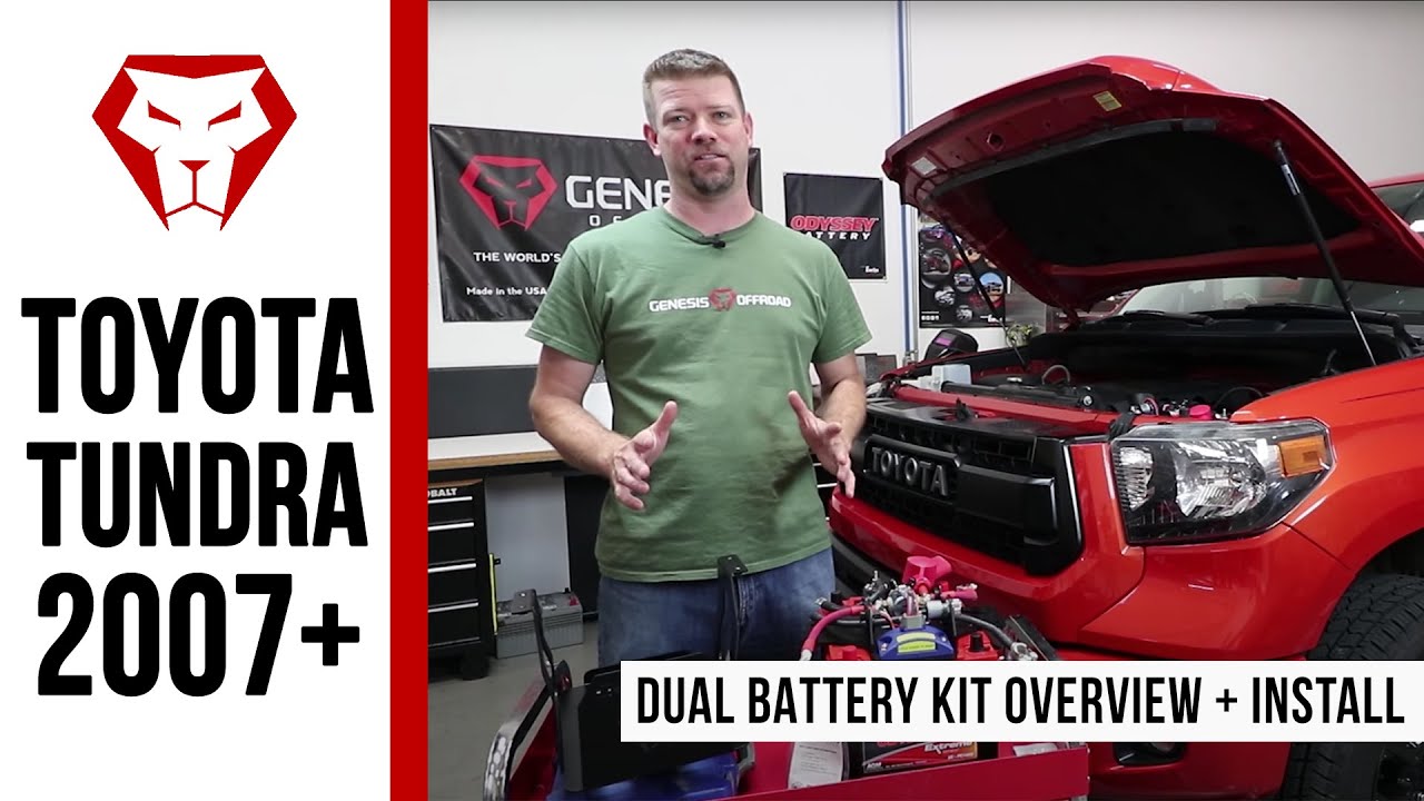 Toyota Tundra 2007-2021 Dual Battery Kit Overview and Installation Instructions