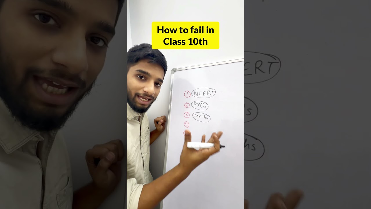 How to fail in board exams? || Class 10 | Class 9 | Study motivation #class10 #class9 #shorts