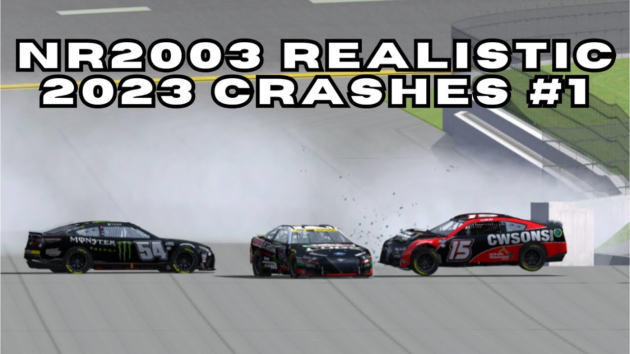 NR2003 Realistic 2023 NASCAR Season Crashes #1