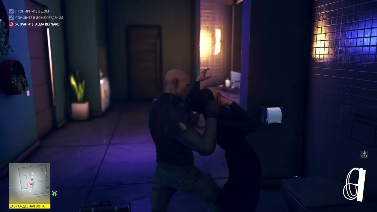 Испытание "Убойный галстук". Hitman World of Assassionation. Хокс-бей
