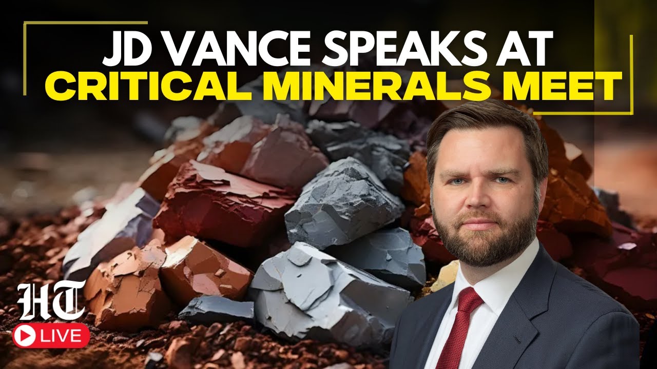 Watch Live | JD Vance Speaks At Critical Minerals Meet | Marco Rubio | White House