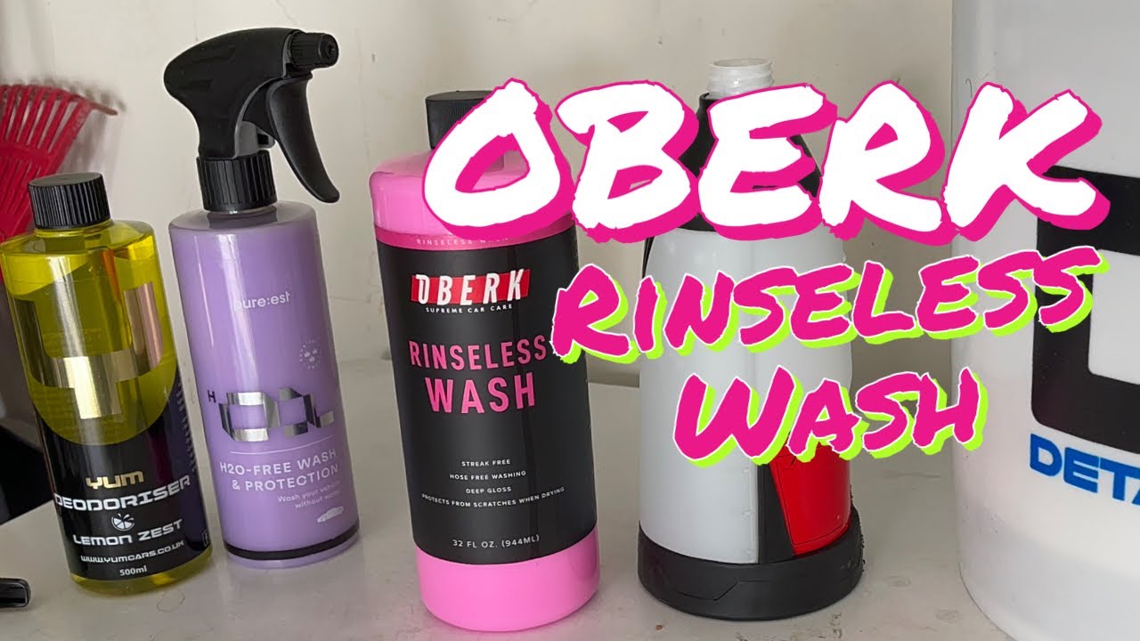 OBERK/ Rinseless Wash/ Car Washing/ Tesla/ Auto Detailing