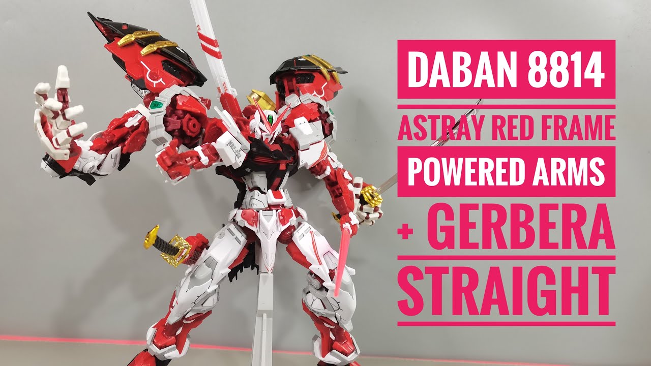 Daban 8814 Astray Red Frame Powerd Arms + Gerbera Straight | Quick and  Comparison Review