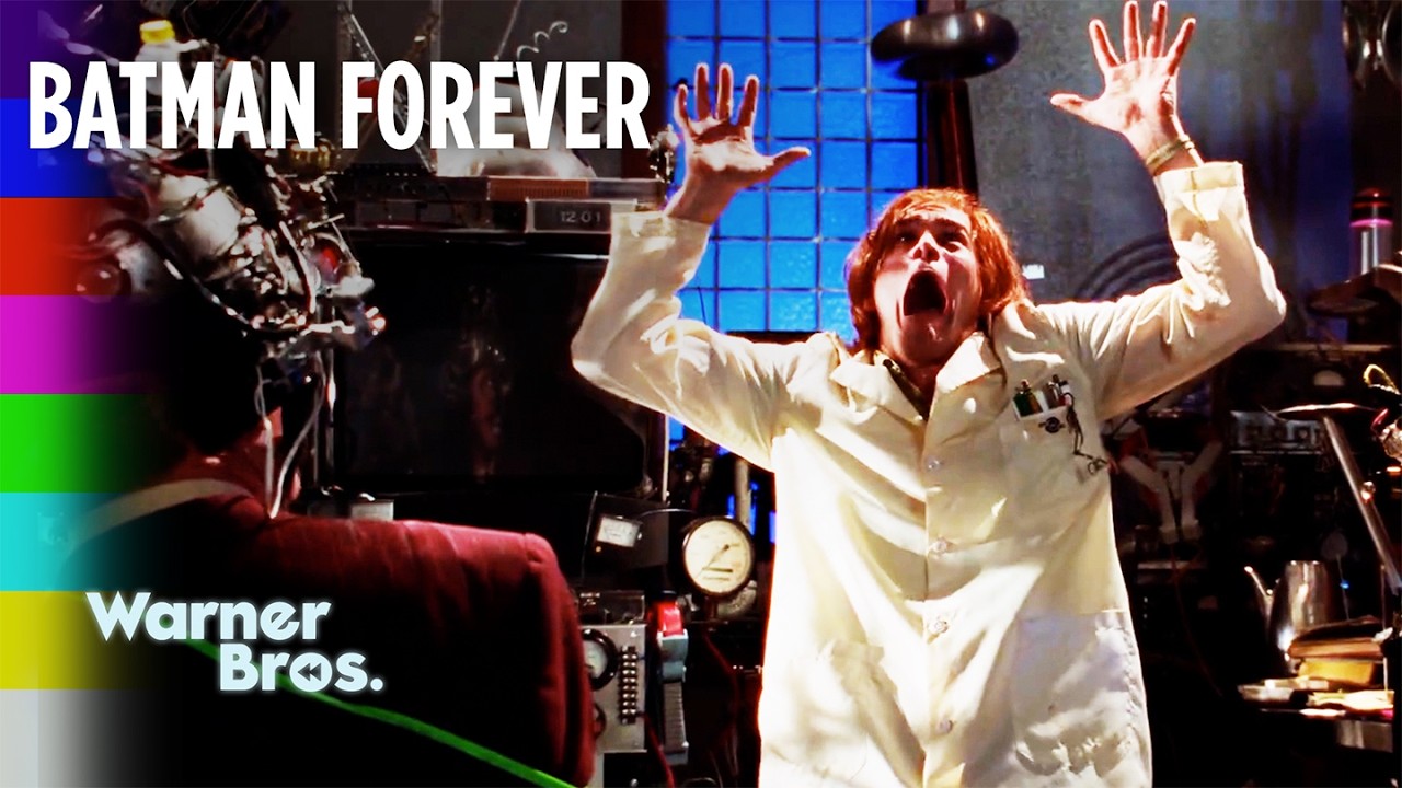 Batman Forever | The Riddler Mind Control Test | Warner Bros. Rewind