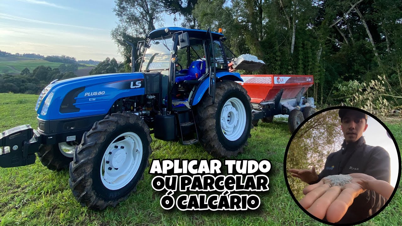 Aplicando calcário dolomítico prnt 70%, quanto tempo demora para reagir ? #lstractor