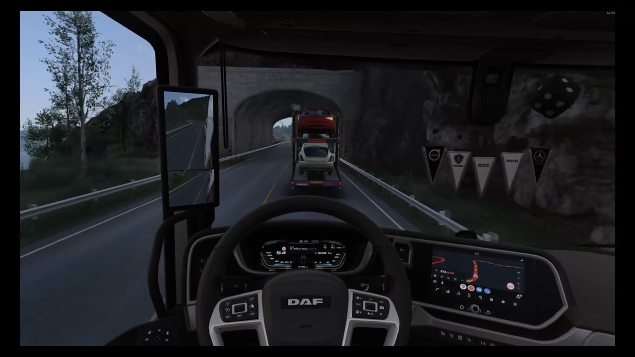 Euro Truck Simulator 2 | High Quality Dashboard - DAF 2021 XG & XG+ | 1.57