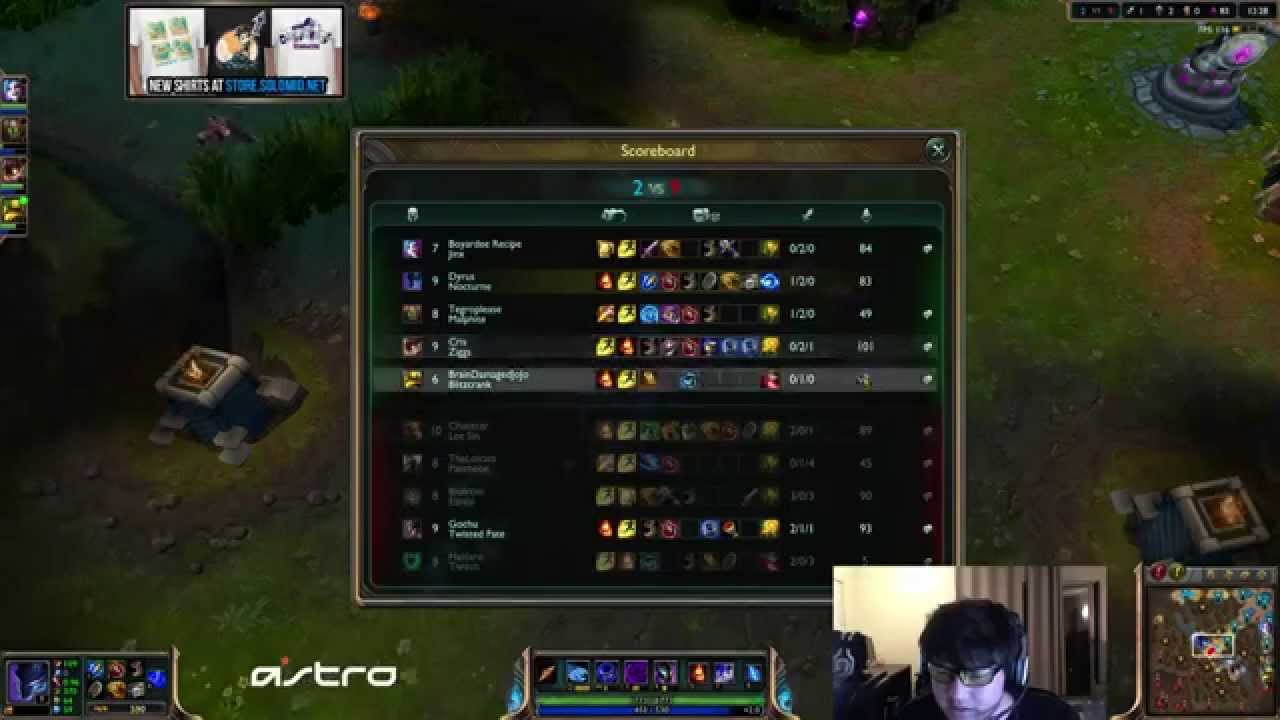 Dyrus Nocturne vs Lee Sin [Diamond 1 Ranked Solo Queue Top]
