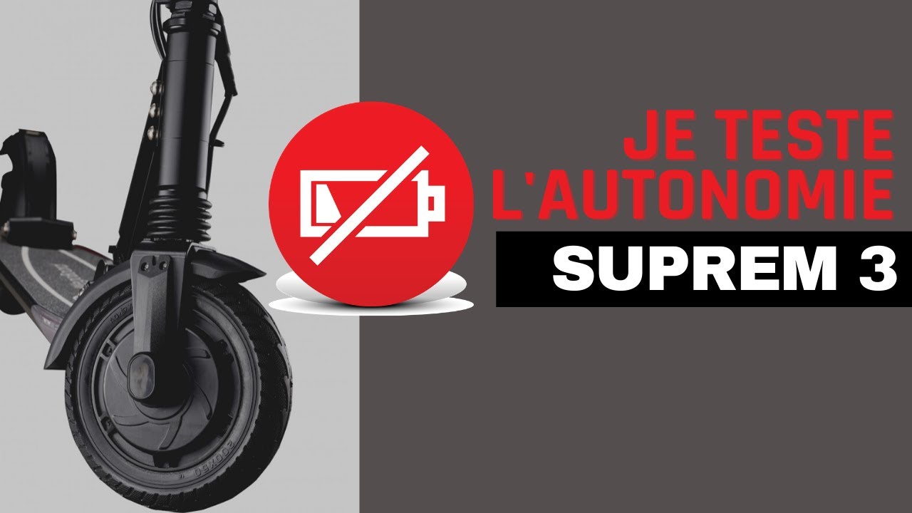 Wegoboard Suprem 3 : Autonomie de 30 km, je mets au d&eacute;fi cette trottinette &eacute;lectrique haut de gamme