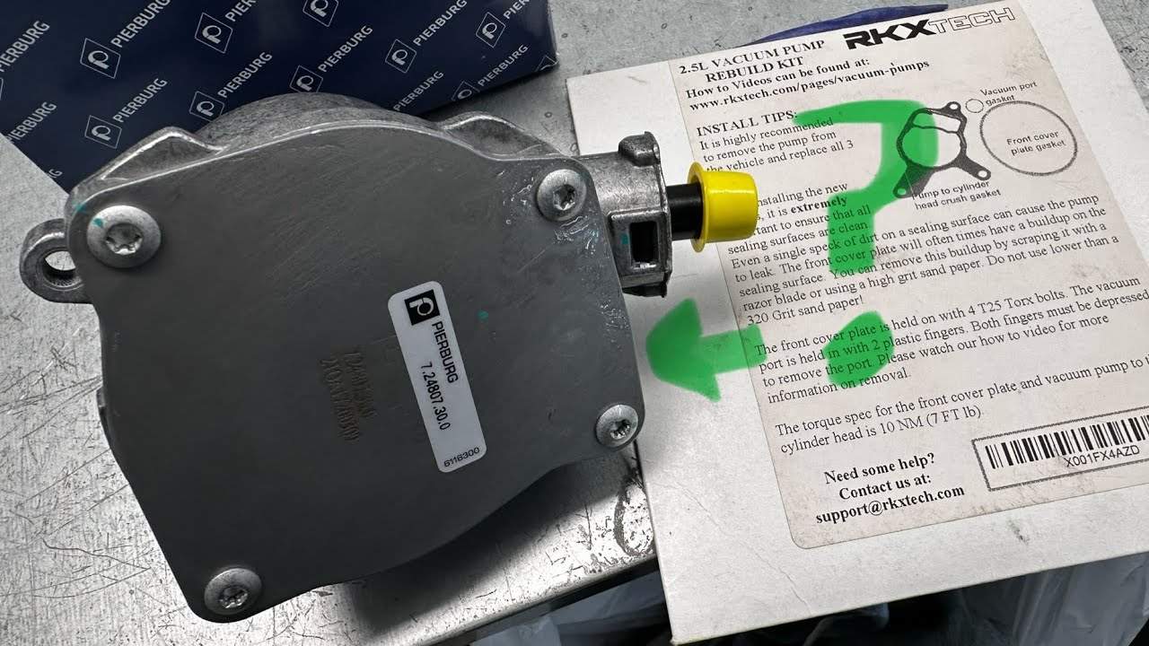 VACUUM PUMP RE-SEAL ON VW JETTA MK6