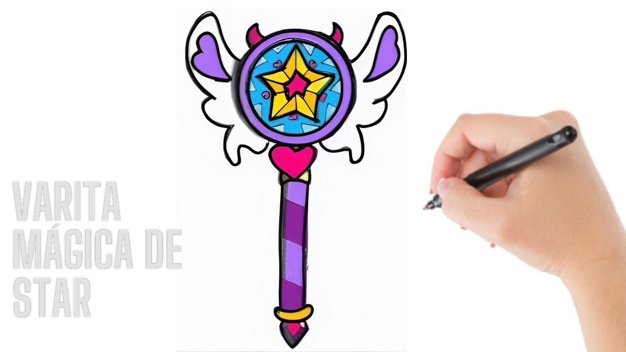 La varita mágica de Star | Proceso visual en estilo compacto