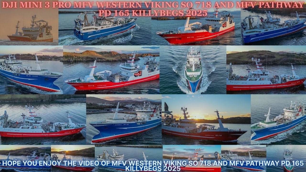 DJI MINI 3 PRO MFV WESTERN VIKING SO 718 AND MFV PATHWAY PD 165 KILLYBEGS 2025