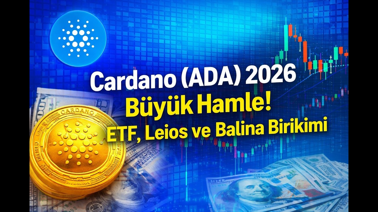 1️⃣ Cardano (ADA) 2026 B&uuml;y&uuml;k Hamle! ETF, Leios ve Balina Birikimi
