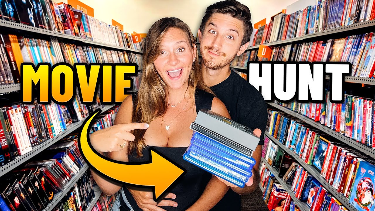 Hunting for Blu-rays and 4ks on our Lunch Break