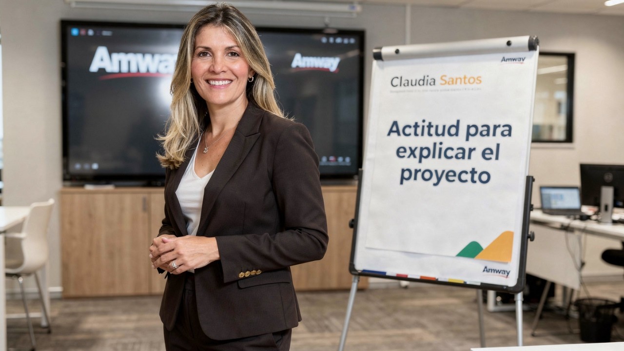 Actitud para Explicar el Proyecto 💎 | Claudia Santos – Network Marketing AMWAY