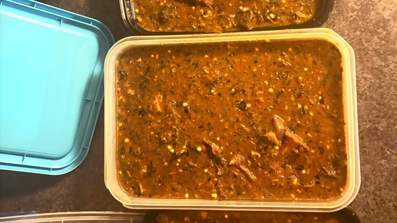Ogbonno and Okro Soup with Uziza Leaf #ogbonno soup, #okrosoup