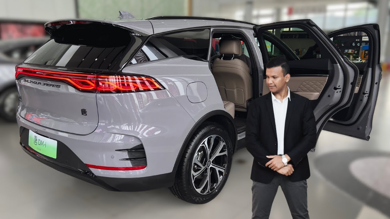 Обзор 7-местного внедорожника BYD Tang DM-i 2025 года с запасом хода 1150 км и ценой менее 25 500...