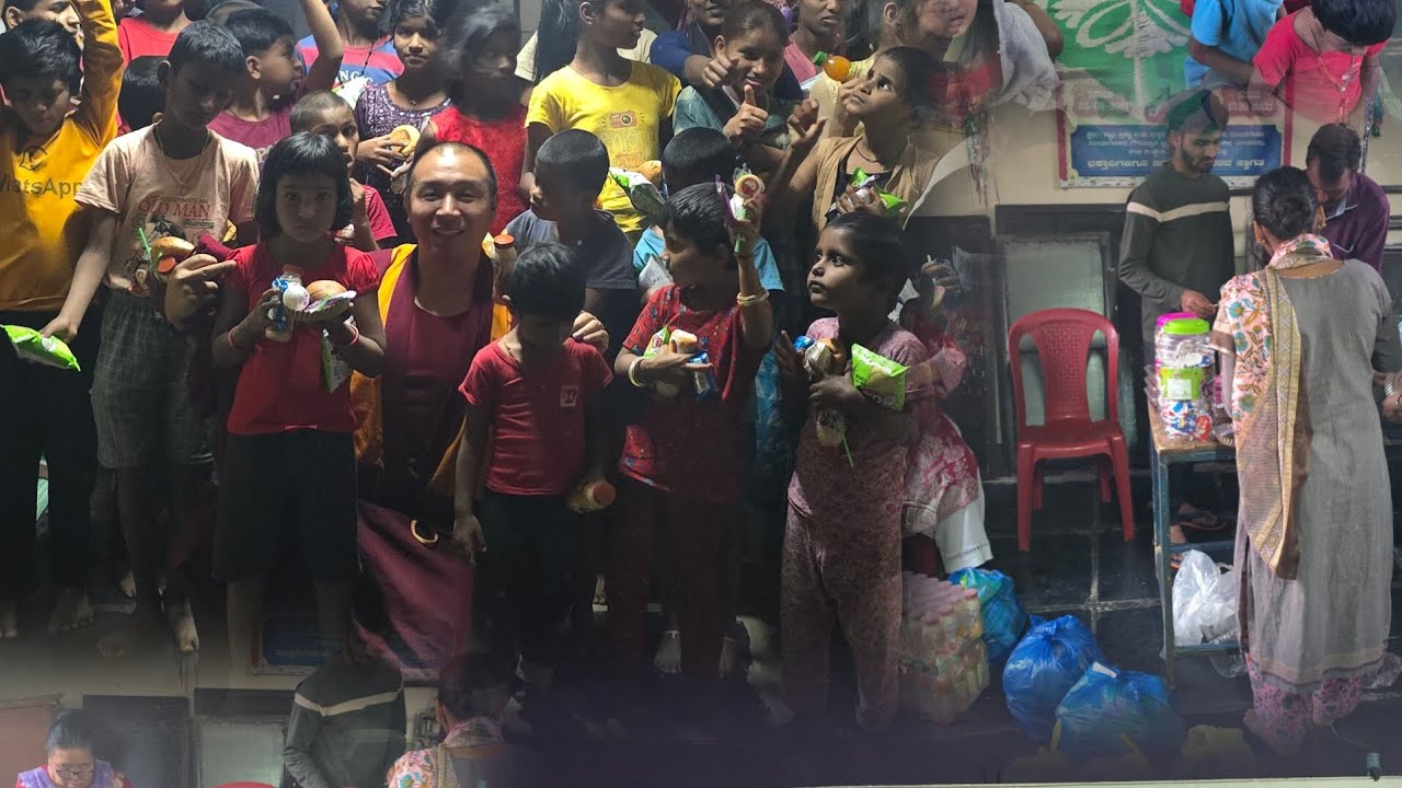 Time spent with lovely children kindness love peaceful 