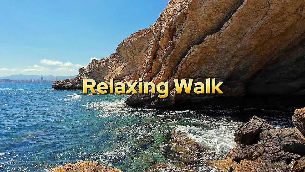 A relaxing walk through rocky coves in 4K. 2 hours of natural harmony