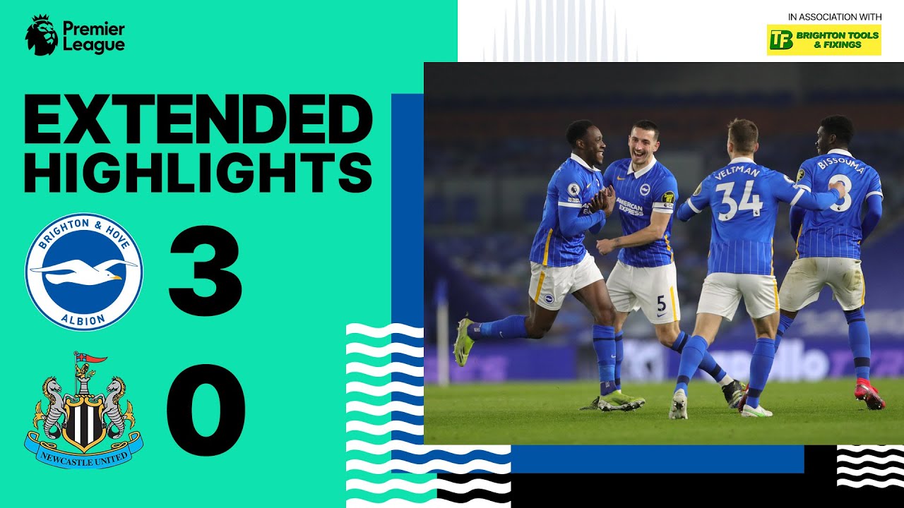 Extended PL Highlights Albion 3 Newcastle 0