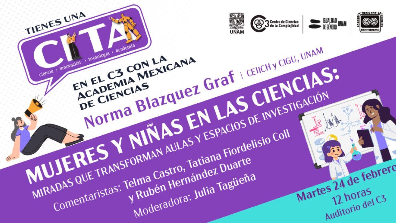 Mujeres y niñas en las ciencias: miradas que transforman aulas y espacios de investigación