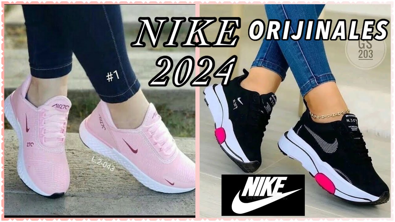 NUEVAS TENDENCIAS DE ZAPATILLAS DEPORTIVAS NIKE ORIGINAL MODA MUJER 2024 tenis de moda