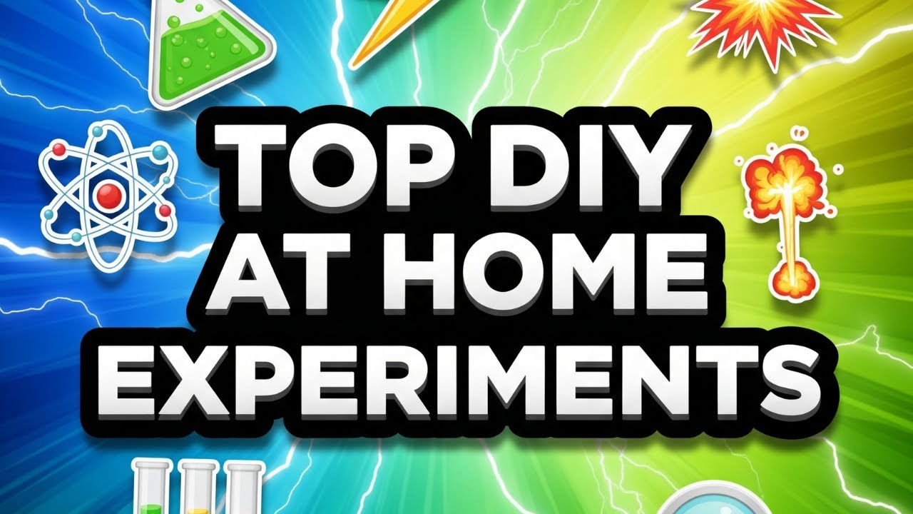 TOP 10 DIY AT HOME EXPERIMENTS !!! #experiment #funscience