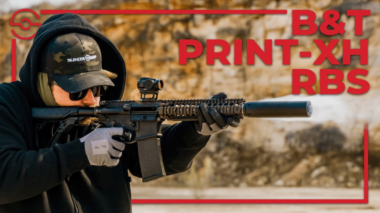B&T Print-XH RBS - A Cutting-Edge, Hybrid 556 Suppressor