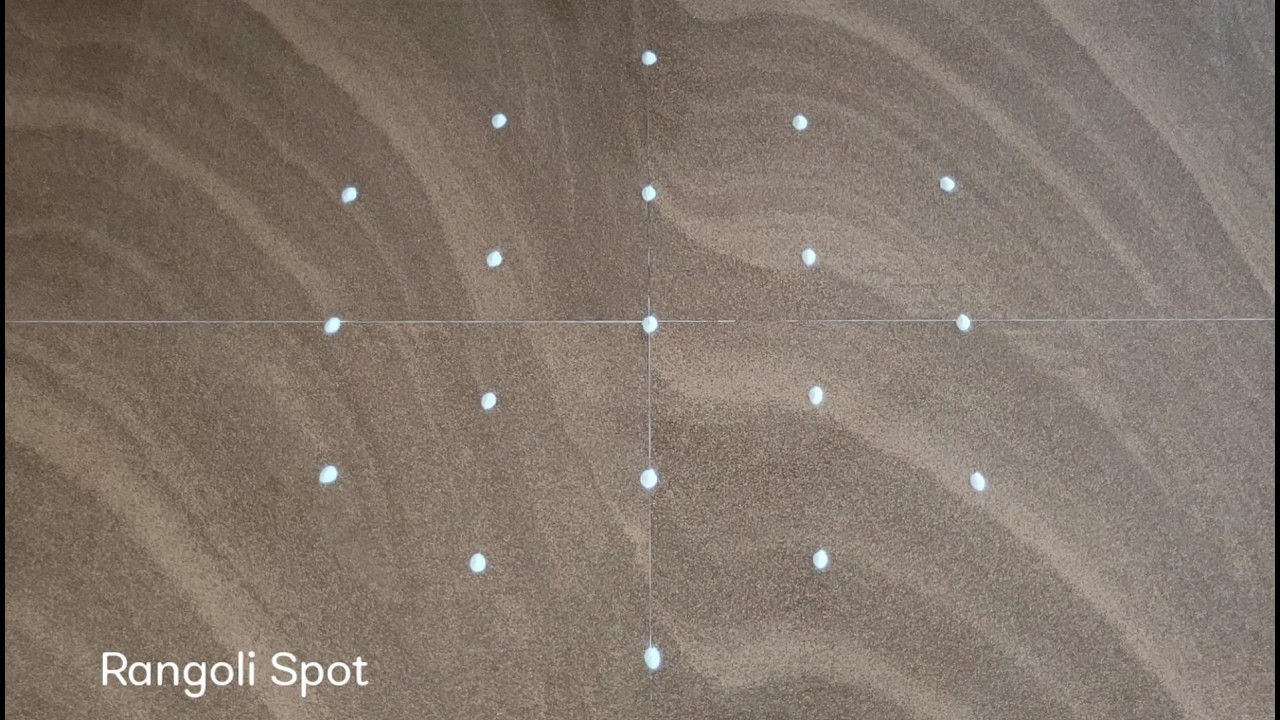 Easy & Simple Kolam  ||  Rangoli Spot