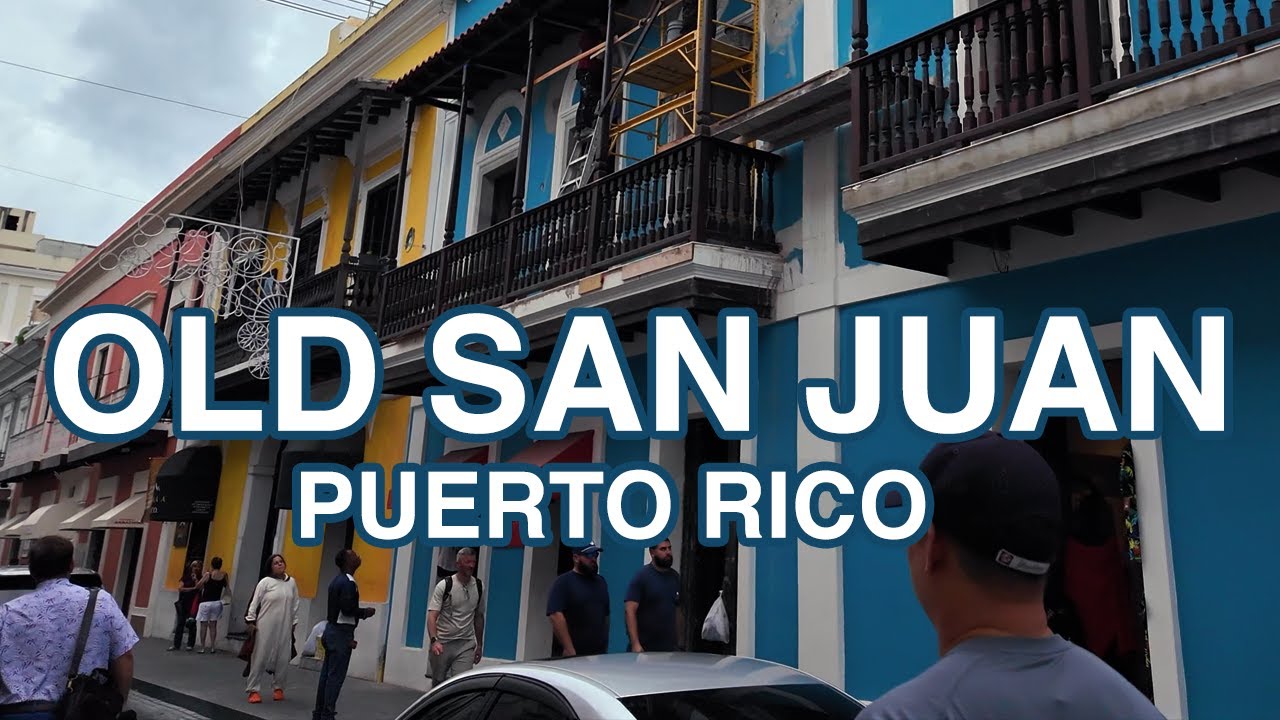 Old San Juan Puerto Rico 4k Walking Tour