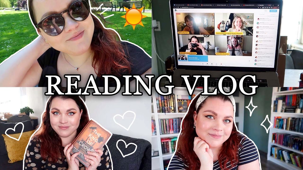 weekly reading vlog ✨ // #DoTheThingAThon, #BasicallyReadathon & enjoying the sun 🌸☀️