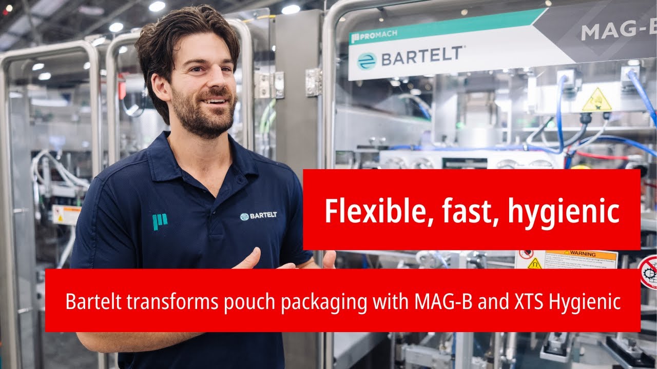Bartelt преобразовывает упаковку пакетов с помощью MAG-B и XTS Hygienic