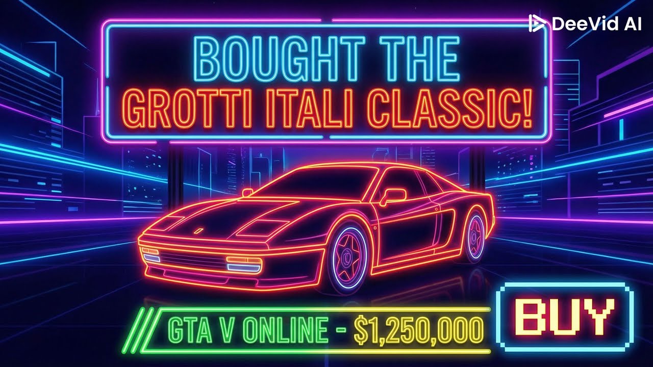 شراء السيارة الجديدة  Grotti Itali Classic - GTAV ONLINE 💸🚘 .