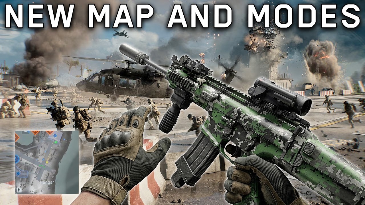 (Wake Island) BF6 New Map and Modes Early Gameplay...