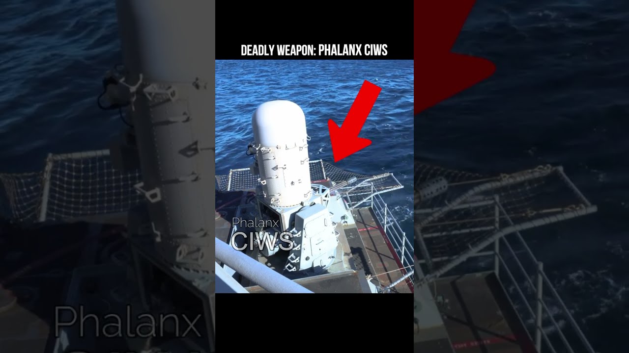 Смертоносное оружие: Phalanx CIWS #военное #армия #технологии