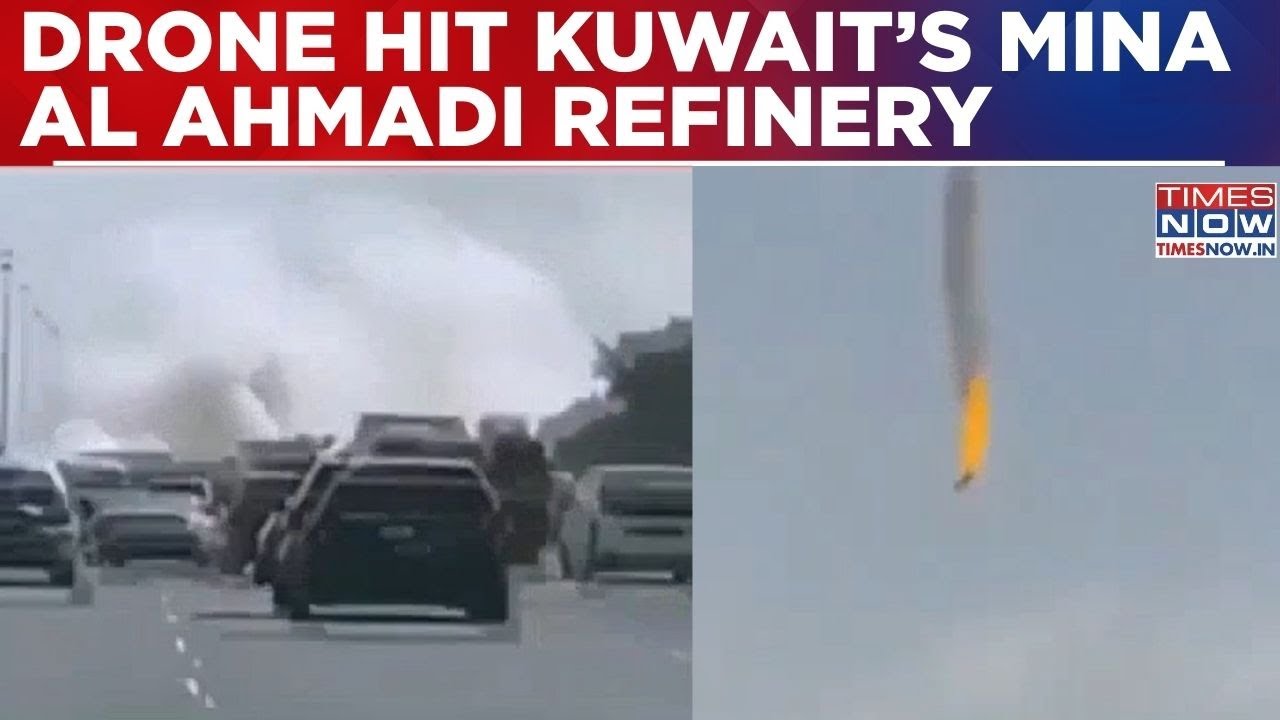 Gulf War Escalates: Fire Engulfs Kuwait’s Mina Al Ahmadi Refinery After Drone Attack | Breaking News