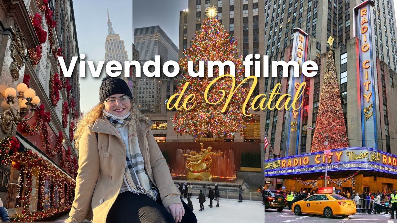 Natal em Nova York: Tour por Brooklyn, Central Park e Times Square 🇺🇸 | VLOG de Viagem