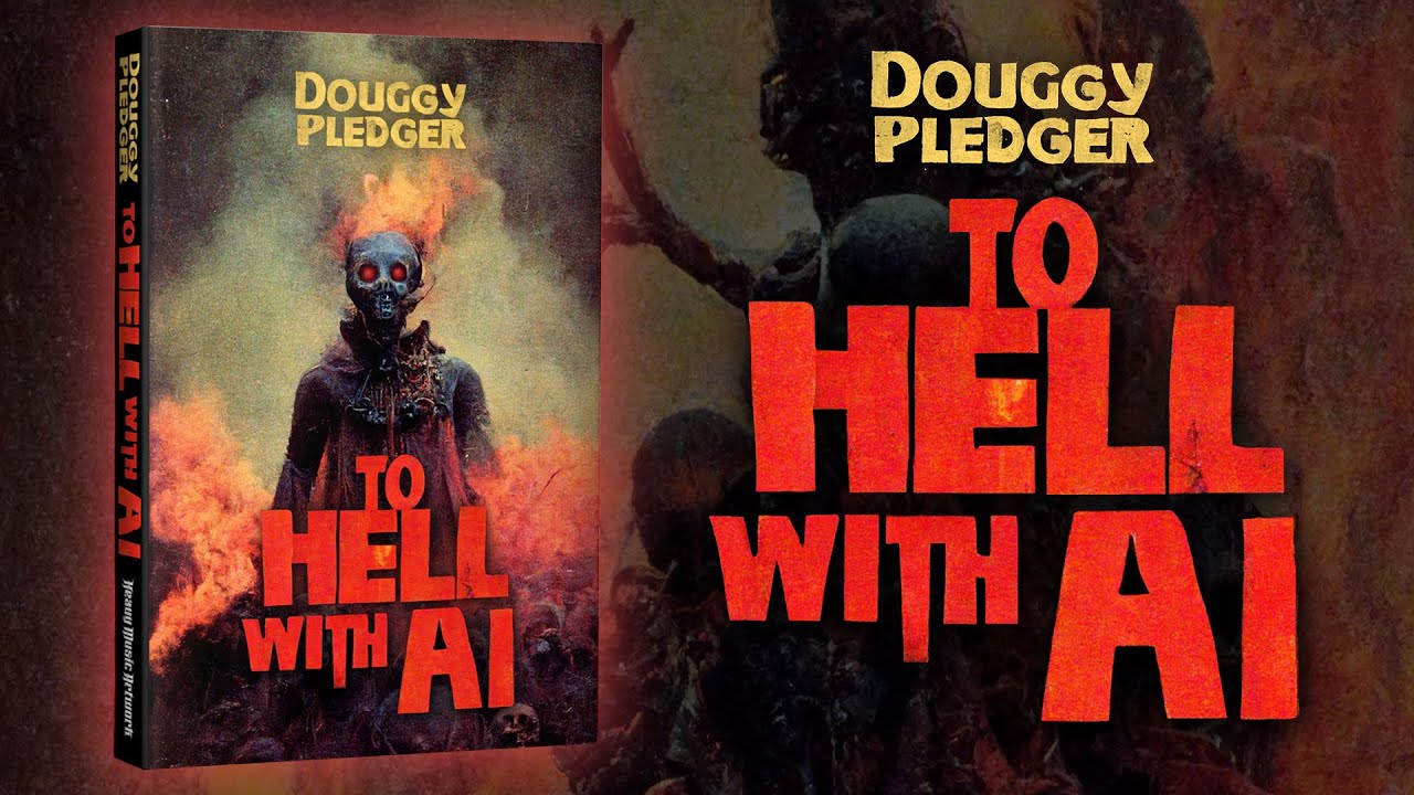 To Hell with AI - Douggy Pledger & Heavy Music Artwork