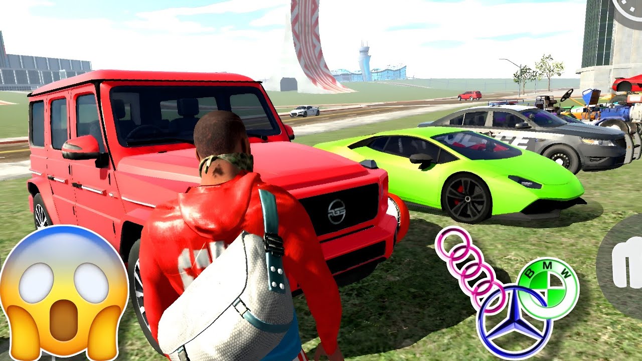 Super Car Vs Vertical Sliding Track In Indian Bike Driving 3D Game 