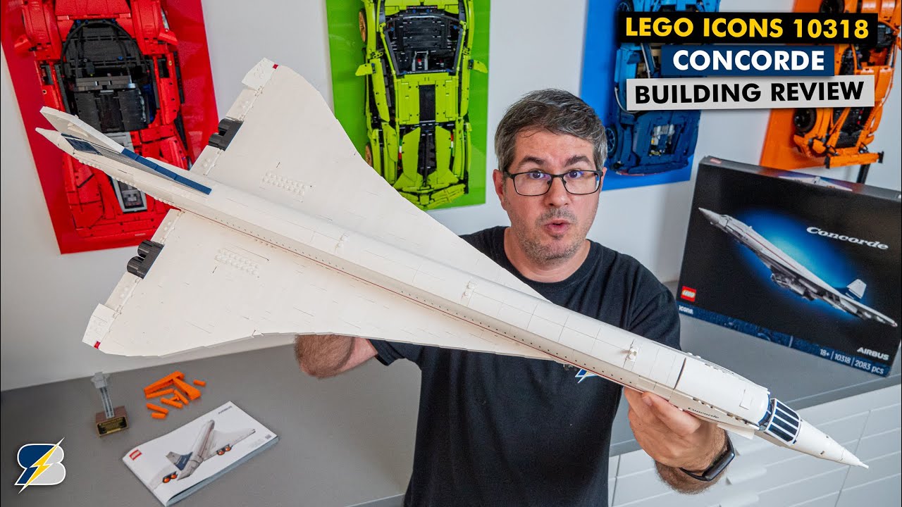 Идеальный набор LEGO Icons — подробный обзор сборки Concorde 10318