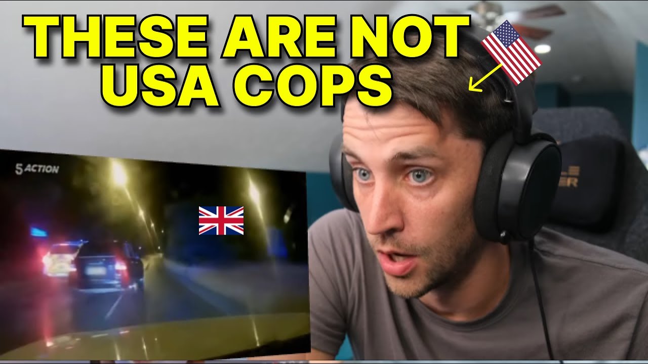 American reacts to Remarkable British Police Chase