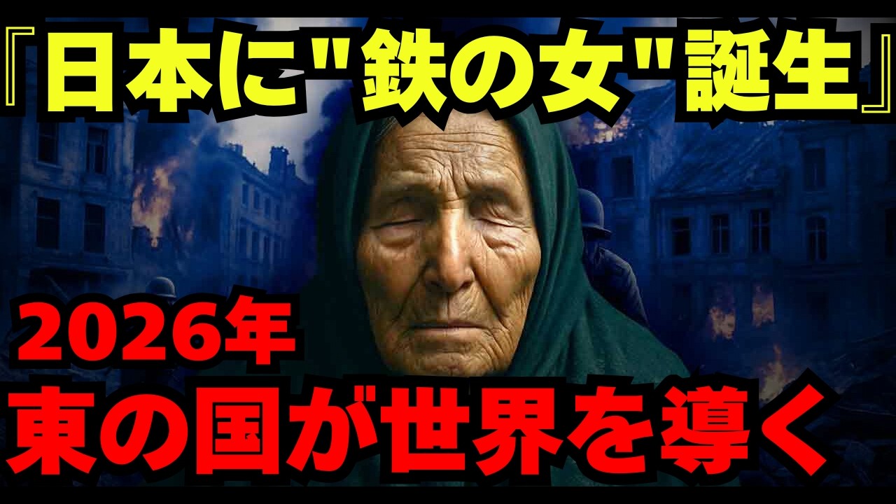 ババ・ヴァンガが警告「2026年、龍は飛ばなくなる」中国経済崩壊と日本の使命...