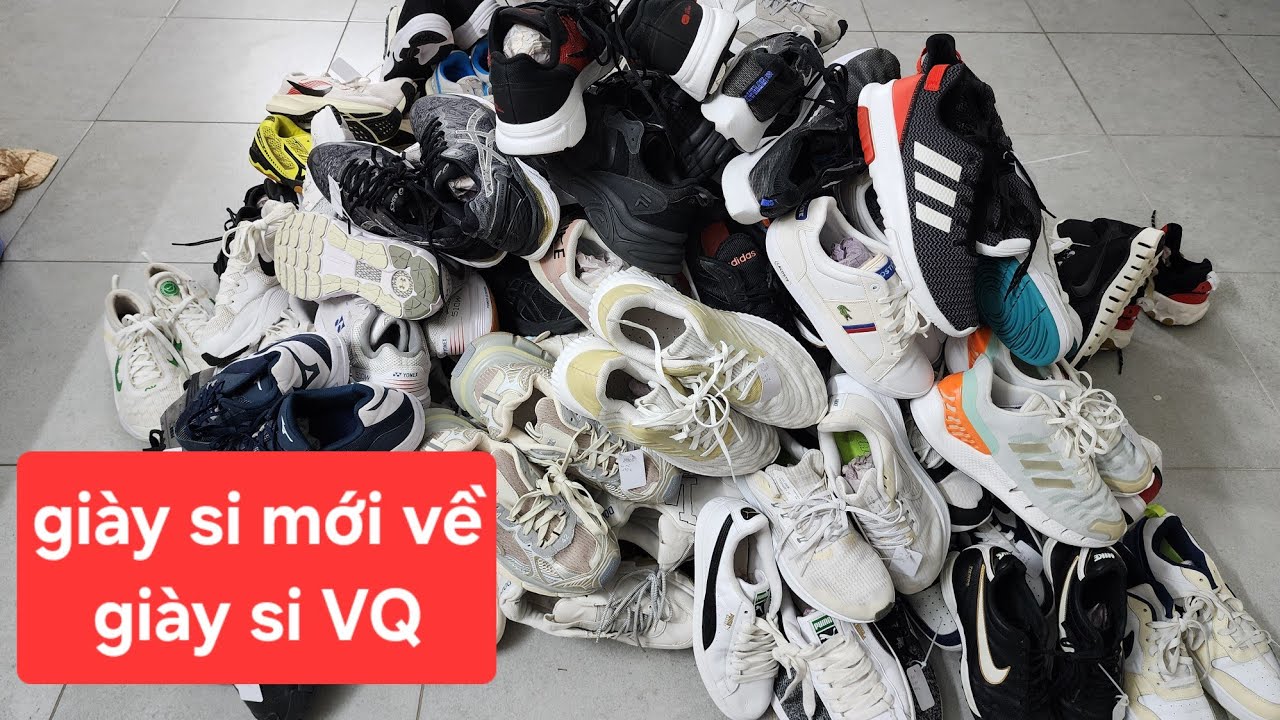 Khui kiện giày si hàng hiệu mới về tại giày si VQ