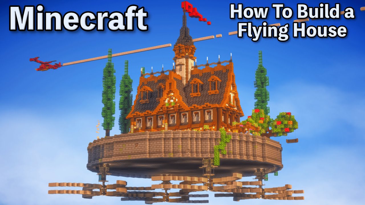 Minecraft | How to Build a Flying House