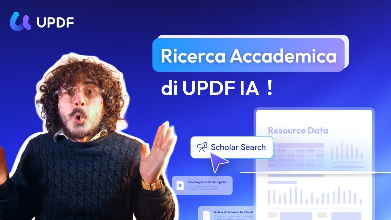 UPDF AI: Ricerca Accademica Intelligente, Scarica e Riassumi con un Click!