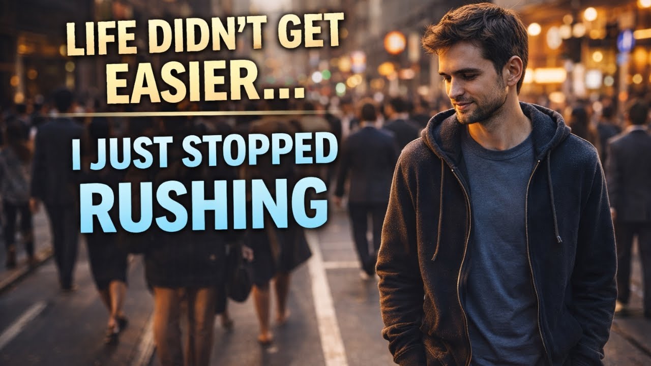 Life Didn’t Get Easier — I Just Stopped Rushing | A Slow Life Story | English and Slow Pace
