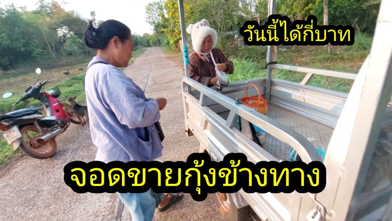 เอากุ้งไปขาย วันนี้ได้กี่บาทมาลุ้นกัน...? #จิตอาสา 
