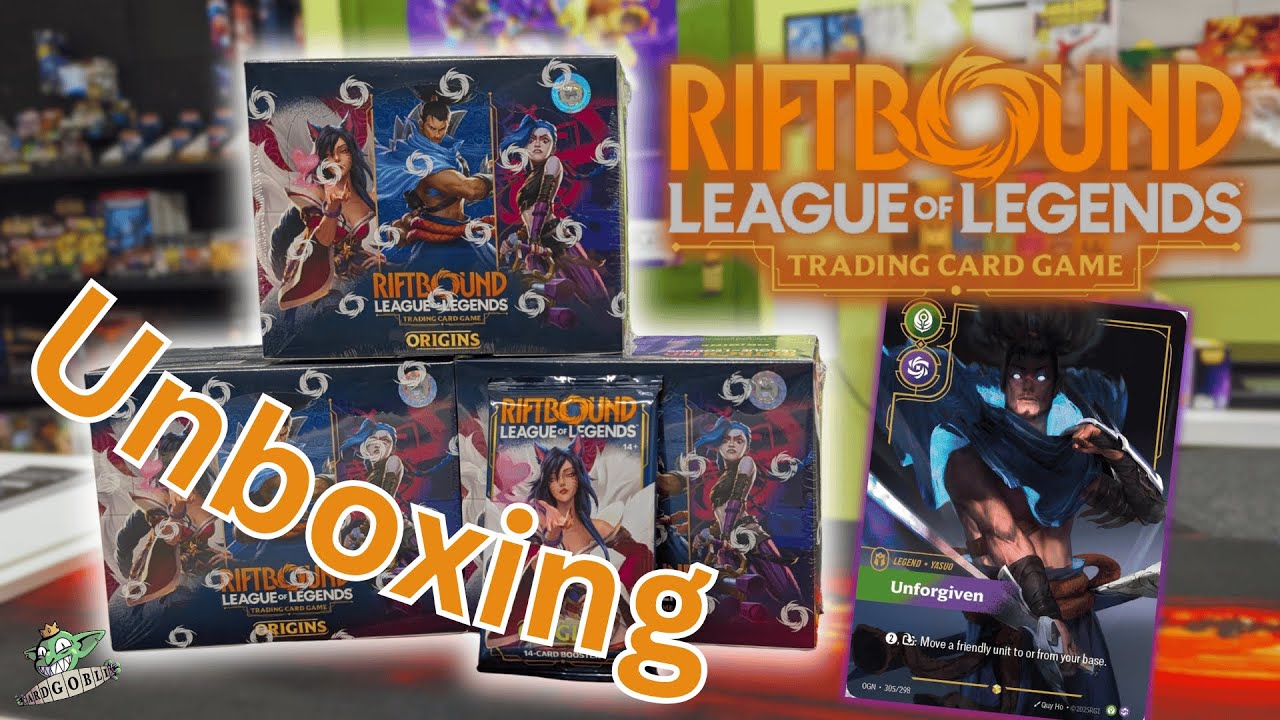 Opening the NEW Riftbound League of Legends TCG Origins Booster Box – INSANE Pulls! 💥