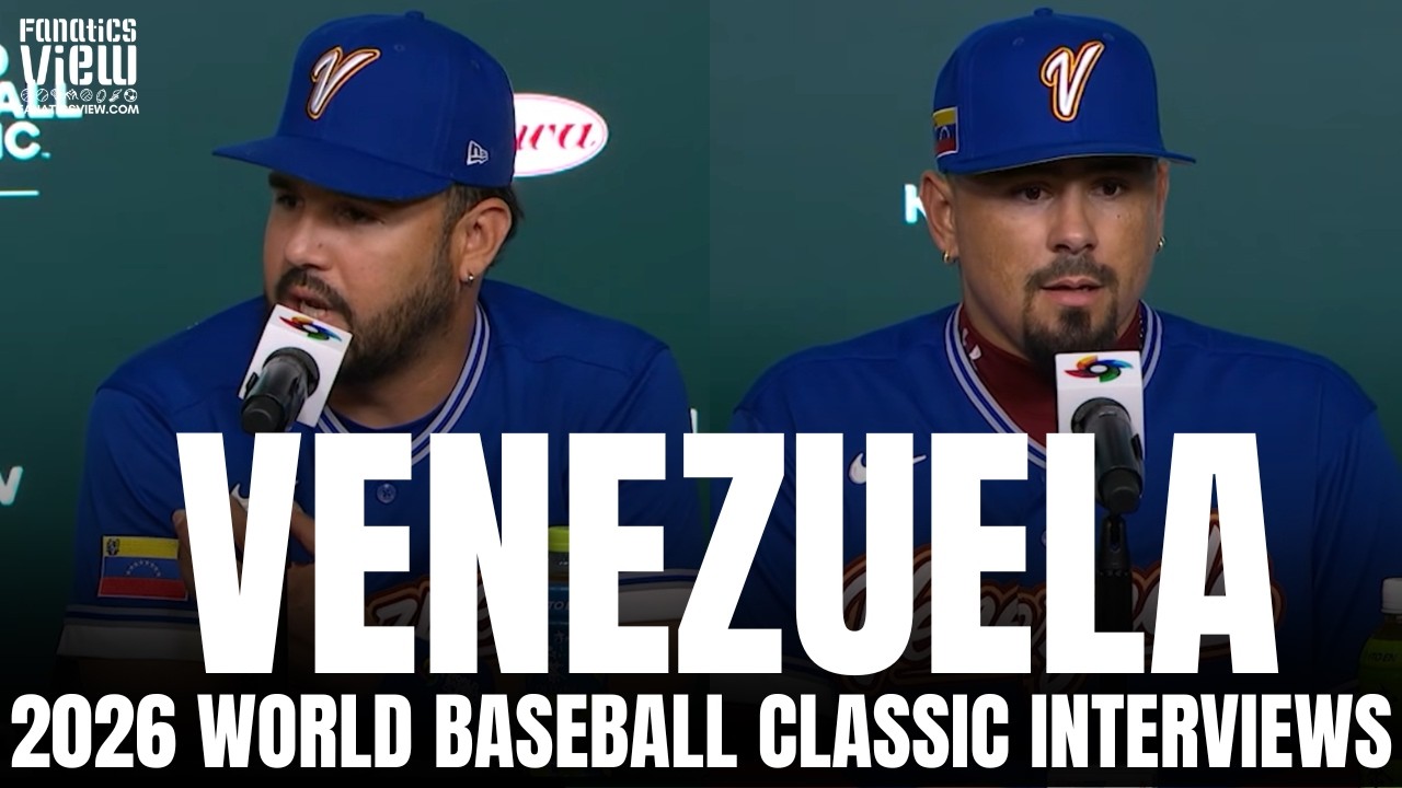Эухенио Суарес и Андрес Мачадо обсуждают финал WBC между Венесуэлой и США, WBC 2026 в Венесуэле.