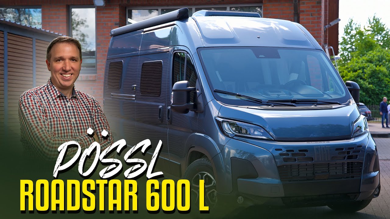 Pössl Roadstar 600L (2025) im Check: Längsbetten, Raumbad & echter Gewichtscheck!